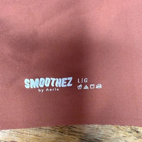 Aerie Smoothies Large Terracotta Seamless Bralette - Picture 6 of 7